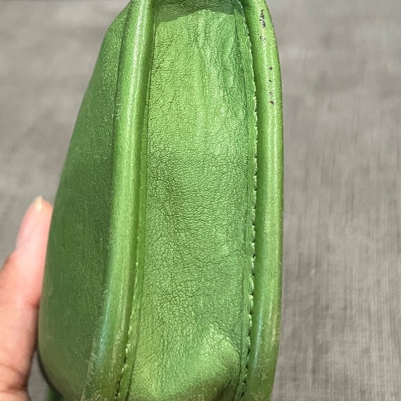 Coach Green Pouch Bag Vintage - Picture 10 of 12